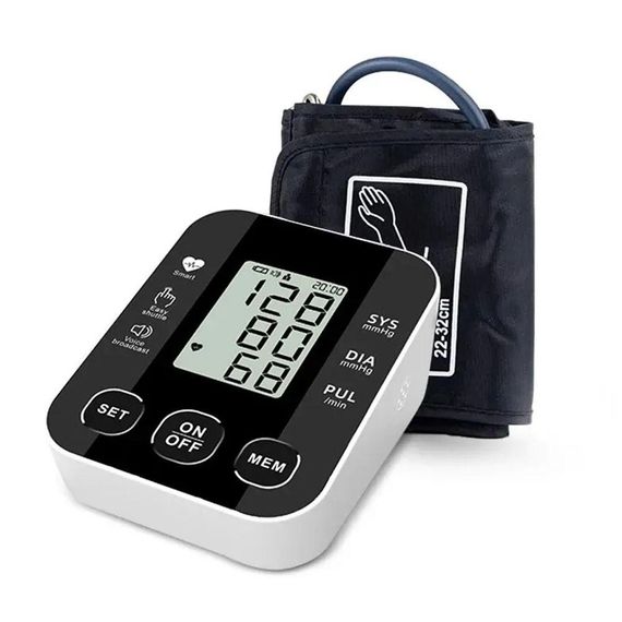 Автоматичний цифровий тонометр від батарейок або USB, BR-510 / Електронний вимірювач тиску / Плечовий тонометр з дисплеєм | Зображення 2