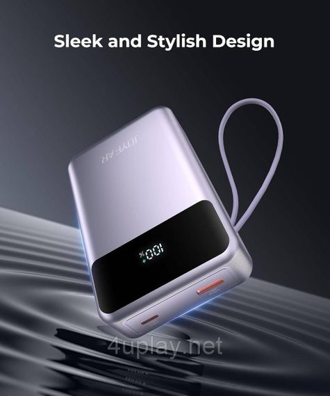 Повербанк JOYFAR Power Bank 30000mAh 65W со встроенными кабелями | Зображення 2