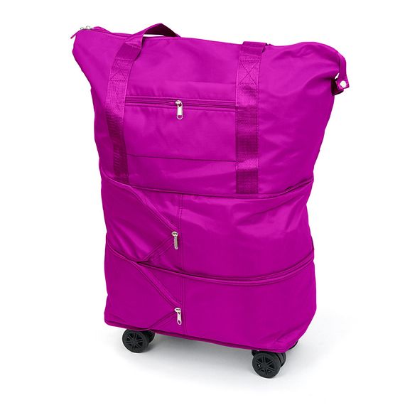Дорожная сумка-трансформер,55х22х80cm,56-75 л.,Колесики,Dark purple,1.1 кг | Зображення 1