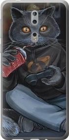 Чохол на Nokia 8 gamer cat із силікону FCh_033256