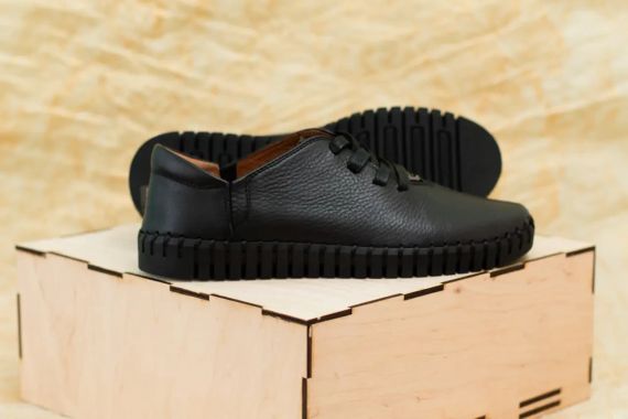 Прошиті чоловічі мокасини 43 розмір | Зображення 3