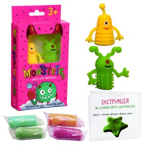 Набор для творчества "Monstrik" Strateg 71823 (укр.) Розовый