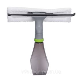 Щітка для миття вікон з розпилювачем скребок-щітка для миття вікон та скла HP-35015-25