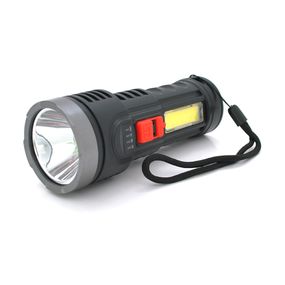 Фонарик ручной LATERNA L-822.5W LED + COB, пластик, встроенный АКБ, USB кабель