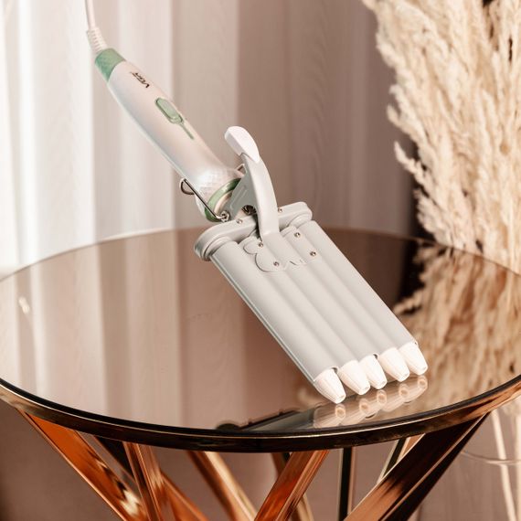 Плойка для волос пять волн с регулятором температуры фарфоровая VGR V-597 | Зображення 2