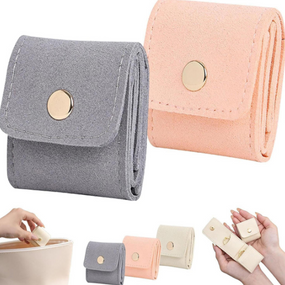 Органайзер(міні) для зберігання прикрас , футляр для біжутерії Відкритий 24x5 см, Складений 5x6см