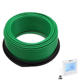 Комплект Нагревательный кабель ThermoGreen CT20-300W 155м2 + Терморегулятор BHT-002 (Wi-Fi)