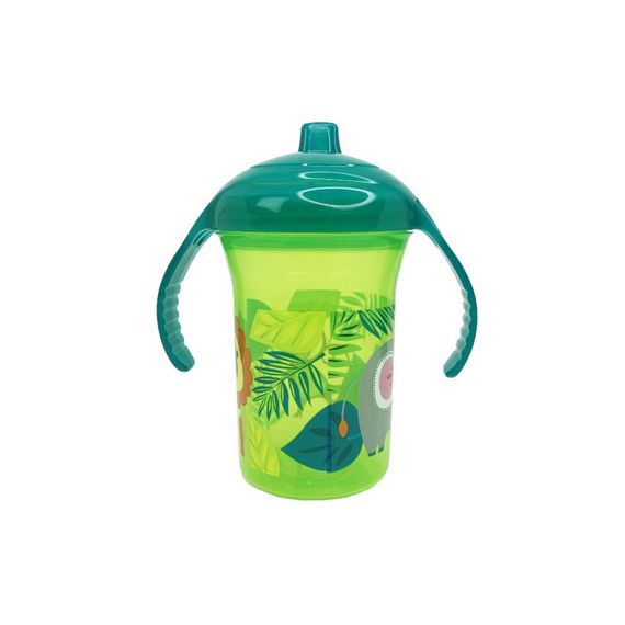 Пляшечка пластикова з ручками "Мавпа" MGZ-0323(Green) 250 мл | Зображення 1