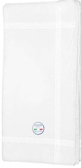 Чоловіча носова хустинка Colombo Cortina Bianco