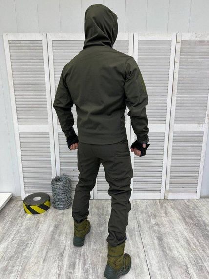 Осенний  костюм софтшел oliva  local  1-2 + | Зображення 7