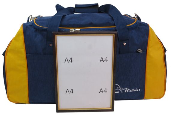 Дорожня сумка 59L Wallaby, Україна синій з жовтим | Зображення 9