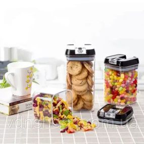 Органайзер для сыпучих Food Storage Container 6 Контейнеров | Набор пластиковых контейнеров для круп