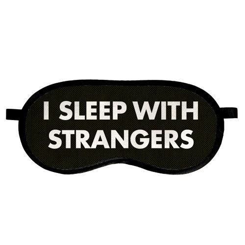 Маска для сна I sleep with strangers (MDS_19M007) | Зображення 1