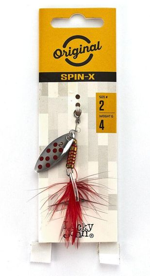 Блесна вращ. Lucky John Лаки Джон SPIN X LONG 02 4,0г SR | Зображення 1