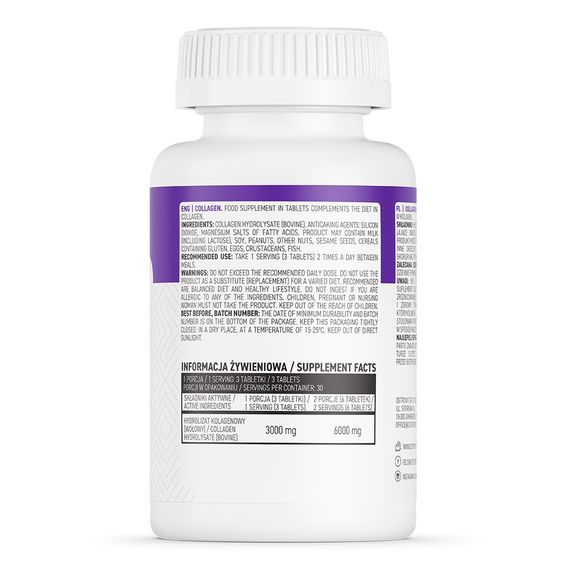 Хондропротектор (для спорта) OstroVit Collagen 90 Tabs | Зображення 1