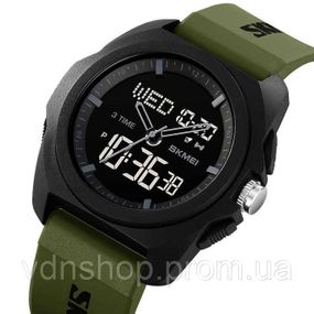 Годинники водонепроникні та протиударні SKMEI, Електронні наручні годинники чоловічі тактичні IF-16