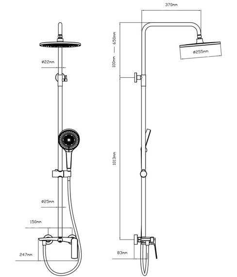Душова система для душу Qtap Slavonice Chrome QTSLA110CRM45912 | Зображення 9
