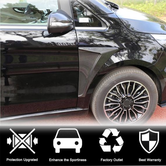 Накладки на зеркала из карбона (2014-2019) для Mercedes Vito/V-class W447 2014- гг | Зображення 2
