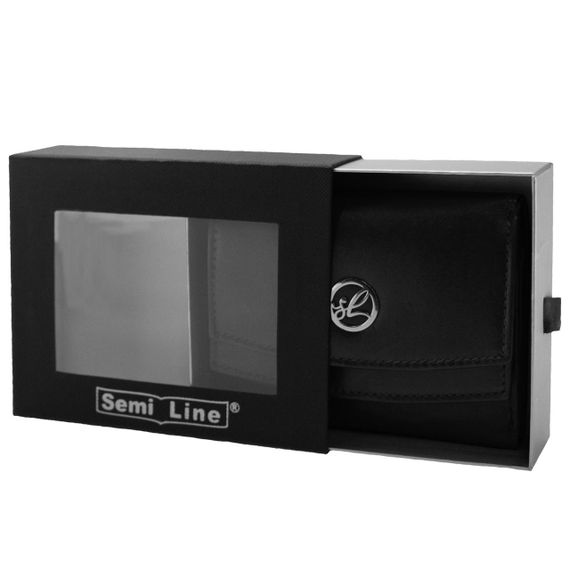 Гаманець жіночий шкіряний Semi Line RFID Black (P8274-0) | Зображення 3