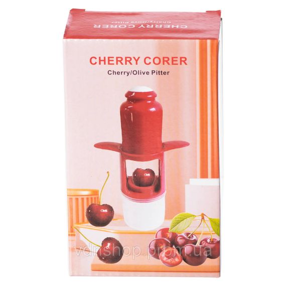 Машинка для удаления косточек 4×14 (см) с контейнером выдавливатель косточек для вишни, черешни и оливок HP-8-73 | Зображення 4