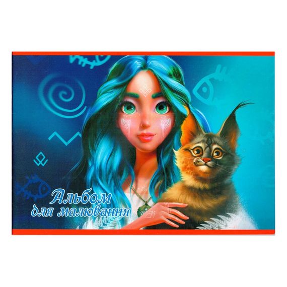 Альбом для малювання "Герої мультфільмів" 902053, 24 аркуші, скоба, в асортименті | Зображення 1