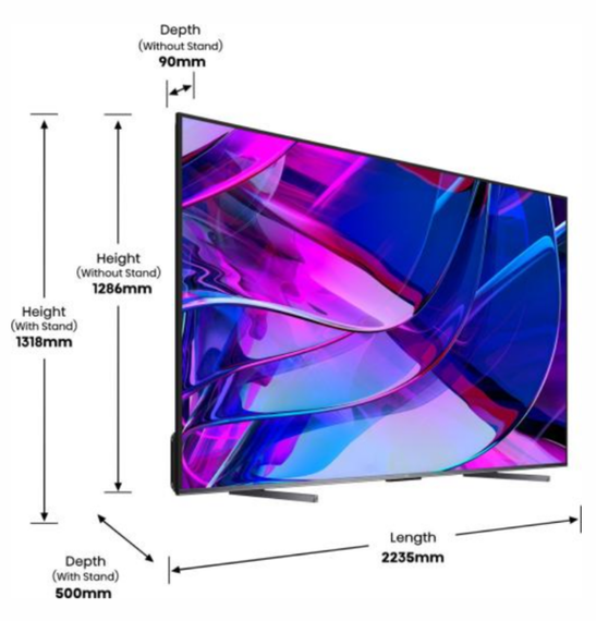 LED-телевізор Hisense 100U7KQ | Зображення 6