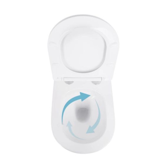 Готове рішення Qtap для ванної кімнати: підвісний унітаз Swan Ultra Quiet 520×360×320 + комплект інсталяції Nest 4 в 1 (лінійна | Зображення 5