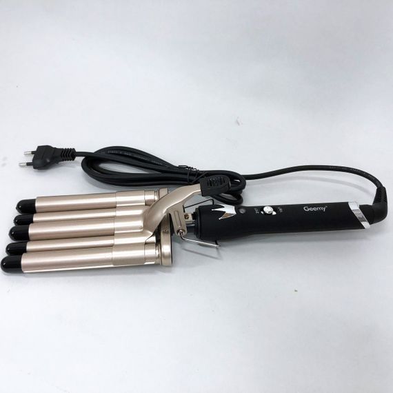 Плойка п'ять хвиль GEMEI GM-2933, стайлер для завивки, стайлер для укладання, плойка XZ-504 для завивки | Зображення 1