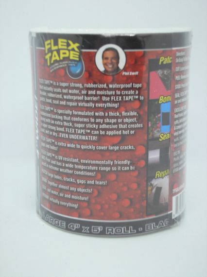 Стрічка Flex скотч Flex Tape 10 х 150 см клейка міцна водонепроникна ізоляційна | Зображення 3