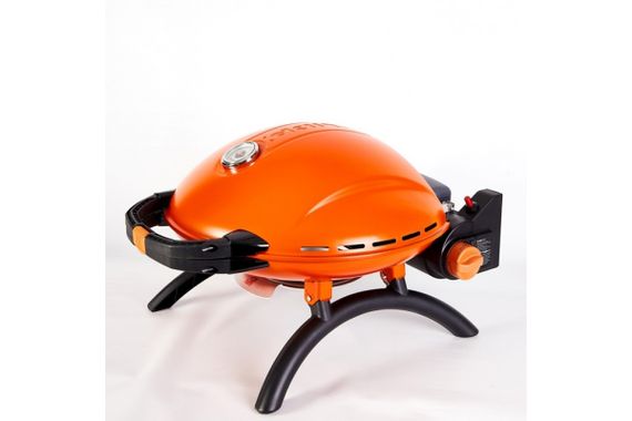 КОМПЛЕКТ Портативний переносний газовий гриль O-GRILL 900, помаранчевий + шланг в подарунок! Код: 011684 | Зображення 1
