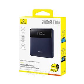 Повербанк Baseus Blade Power Digital Display HD Edition 20000mAh 100W 6A з технологією QC3.0+PD3.0
