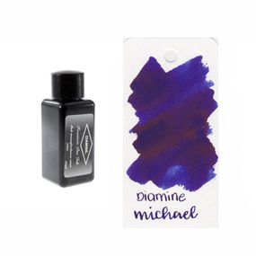 Чернила для перьевых ручек насыщенных оттенков Diamine Ink 30 Deep Dark 30мл, Little Micky (синий)