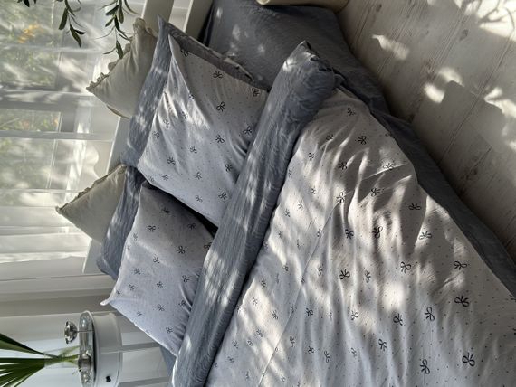 Постельное белье двуспальное Dushka Home Муслин 41042 180х215 см | Зображення 4