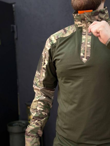 Тактичний Військовий Убакс Олива /Мультикам 4.5.0 Покращений Under Body Armor Combat Shirt | Зображення 3