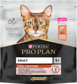 Сухий корм Purina PRO PLAN Adult 1+ Vital Functions для дорослих котів, лосось 0.4кг