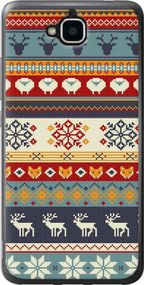 Чехол на Huawei Enjoy 5 Рождественский орнамент "3303u-475-17620"