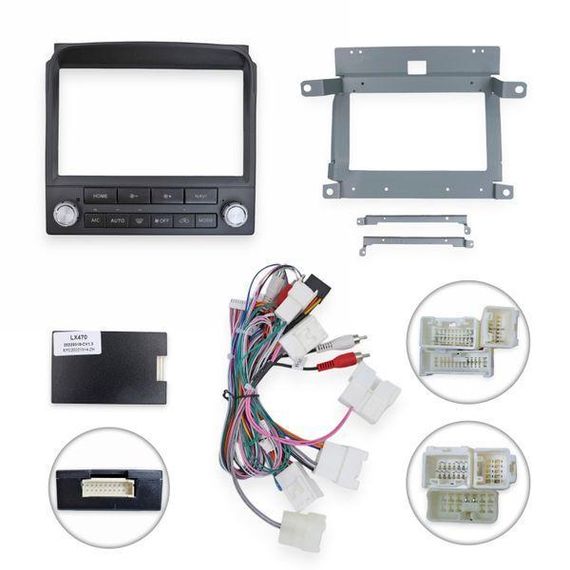 Інсталяційний комплект серії QIV QBRK 8000-75 під Lexus LX470 1998-2002, Toyota LC100 1998-2002 (K) 9 дюймів