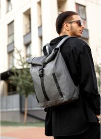 Чоловічий рюкзак Sambag ROLLTOP LZT графітовий 41 х 30 х 16 см (24208009m)