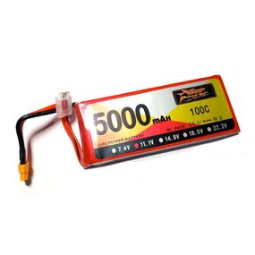 Акумулятор ZOP Power Li-Po 3s 5000 mAh 11.1v 100C конектор XT60