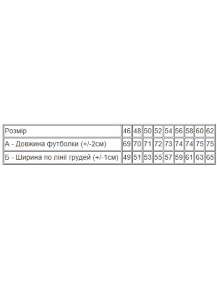 Чоловіча футболка однотонна великого розміру Носи своє 62 Сірий (p-7998-211706) | Зображення 4