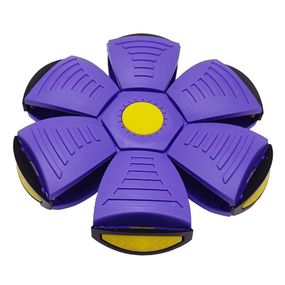 Летючий трансформерний м'яч 1002-3(Dark-Violet) світиться