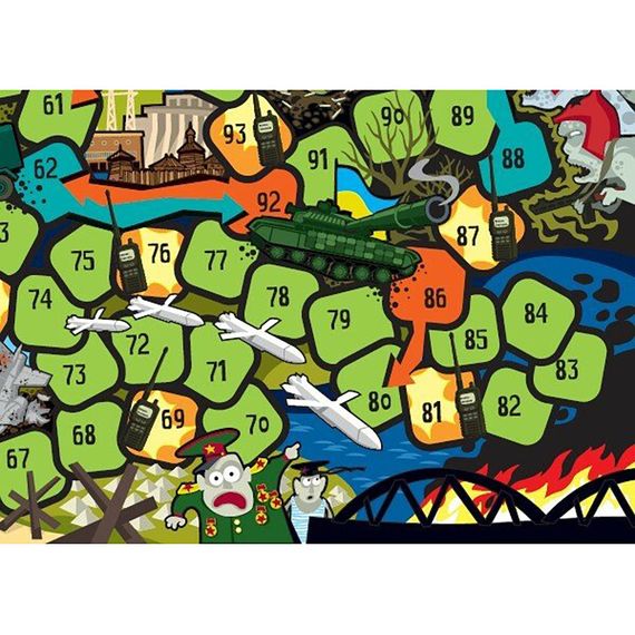 Настільна гра-бродилка Загін нестримних. Військові шляхи 154837 з рухомими завданнями | Зображення 2