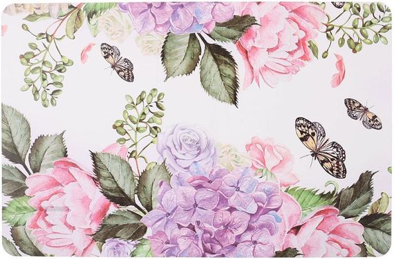 Набір 12 сервірувальних серветок 28x43см підтарільники Floral-105, поліпропілен