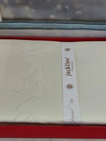 Скатерть Tropik home OLIVE 160х220см Жаккард Полиэстер