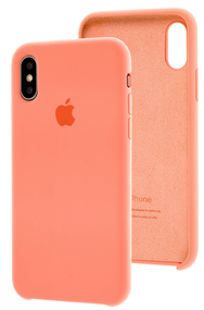 Силіконовий чохол Apple Silicone Case Персиковий  для iPhone X/XS