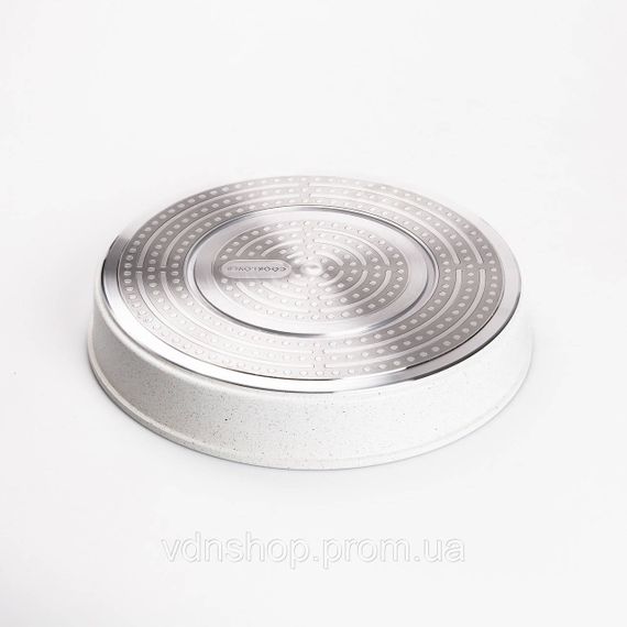 Набір алюмінієвого посуду MGC з антипригарним покриттям 11 предметів білий HP-4-405 | Зображення 5