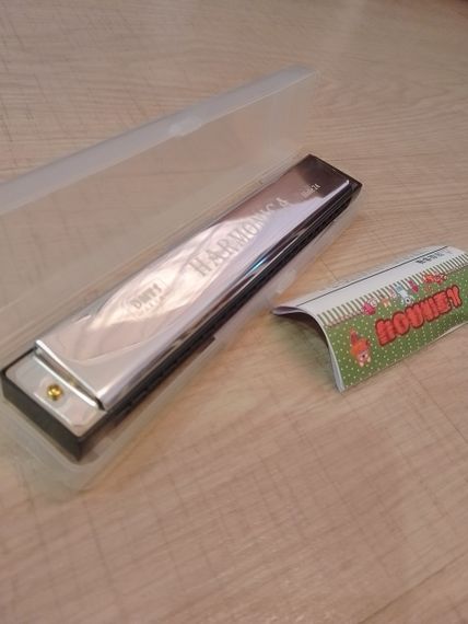 Гармонь губная гармошка harmonica на 24 отверстия | Зображення 7