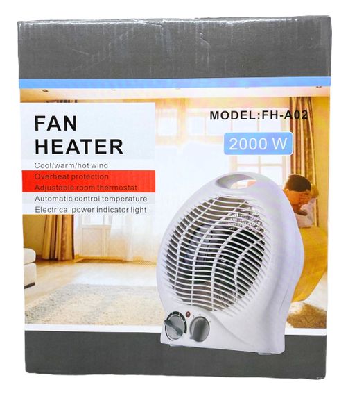 Тепловентилятор дуйчик обогреватель электрообогреватель 2000 Вт Fan Heater FH-A02 дуйка | Зображення 6