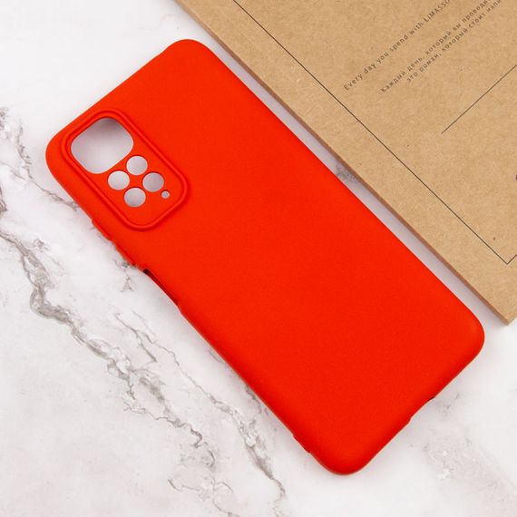 Чехол Silicone Cover Lakshmi Full Camera (AAA) для Xiaomi Redmi Note 11 (Global) / Note 11S Full camera, Червоний / Red | Зображення 3