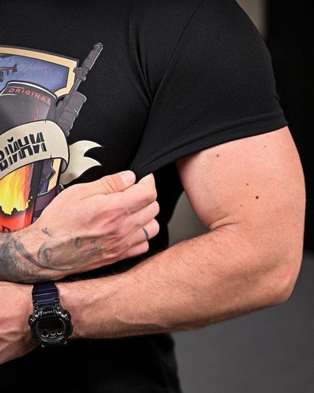 Тактична потоотводяща футболка Паливо black ПП7722 | Зображення 7